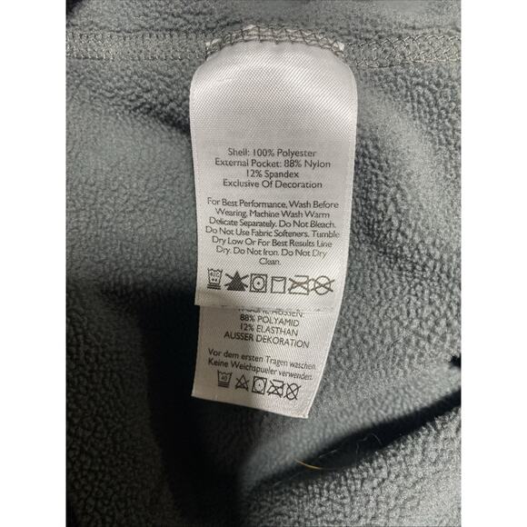 Eddie Bauer Pullover Mens Large Grey First Ascent Fleece Half 1/2 Zip Polartec - Picture 6 of 10